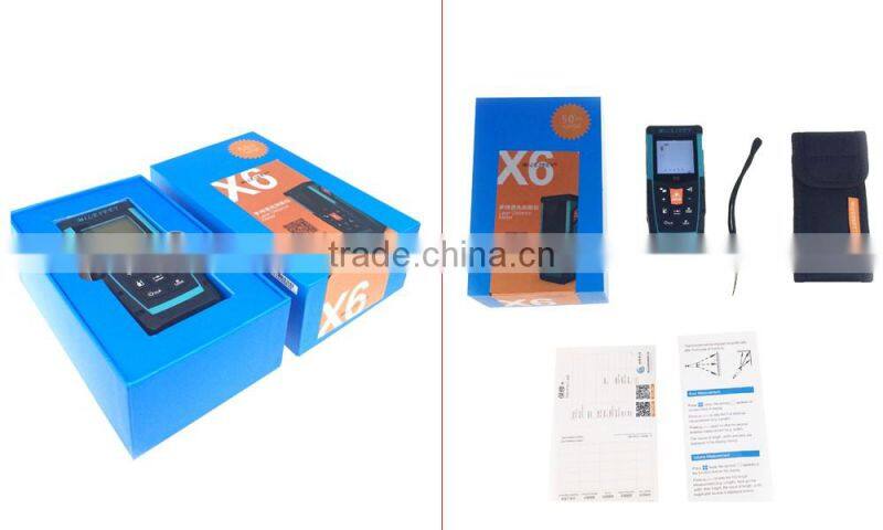 2016 New Laser Measuring Distance Measurement Mini Digital Multimeter Laser Meter Laser Tape Measure Meter