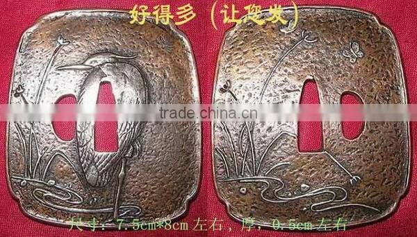 Hand forged Japanese sword Katana Matrix Tsuba Very Sharp