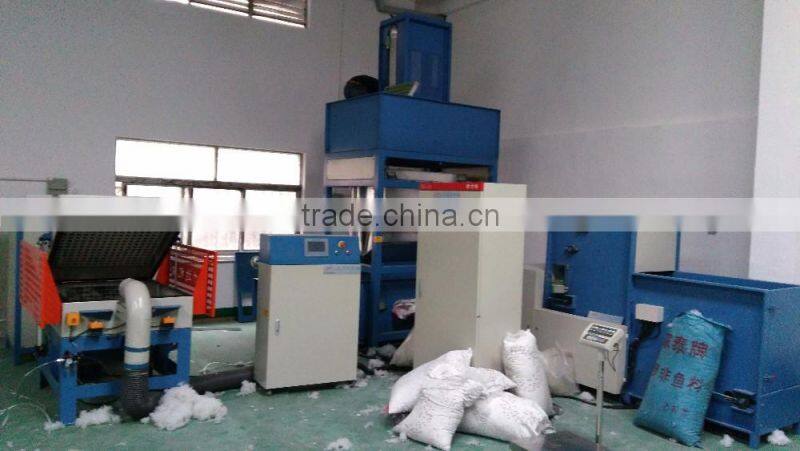 pillow&cushion automatic weighing&filling line