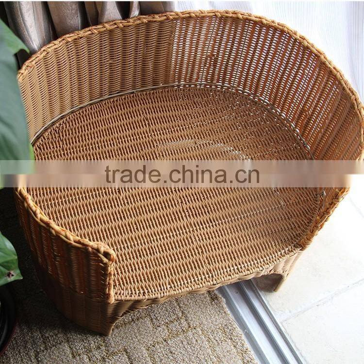 S&D supplaier plastic hand woven pet house/dog bed