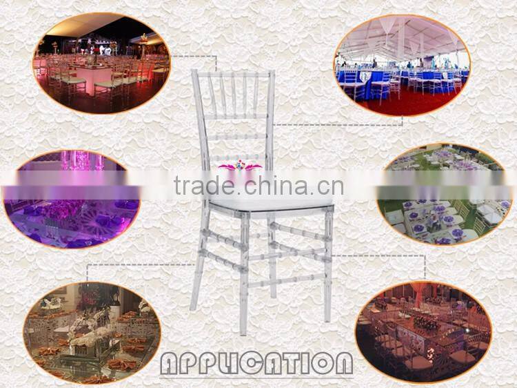 cheap wedding polycarbonate chiavari chair, tiffany chair