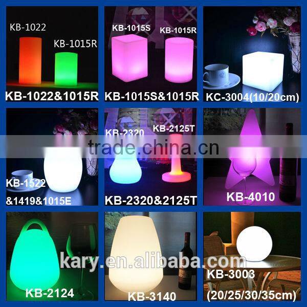 Lantern Shape Waterproof Rechargeable LED Nightclub Table Lighting