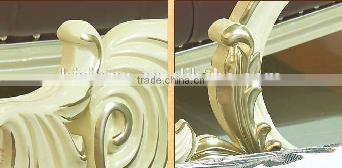 Palace Princess Sofa chair, Special Designed Wood Carved Chaise Lounge Chair, European Bedroom Furniture Chair (BF01-ML031)