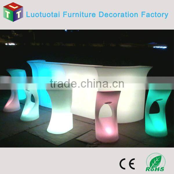 High Quality PE LED Bar Chair