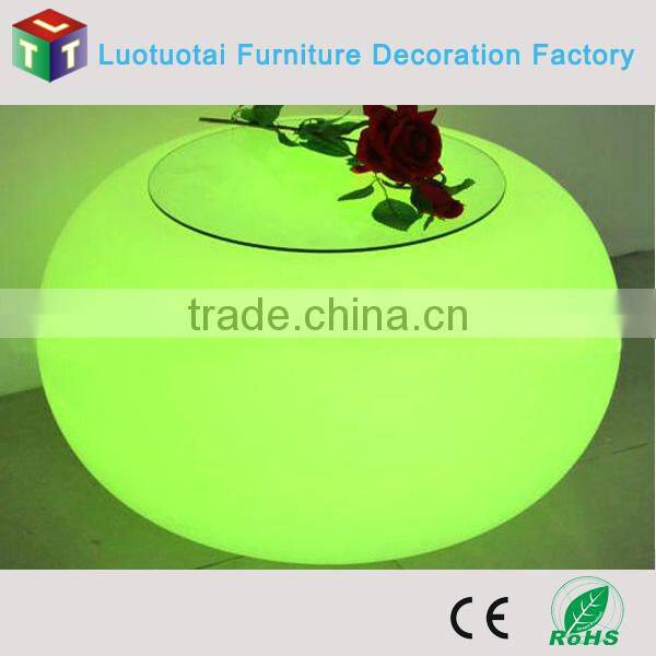 led table/rechargeable battery operated remote control crdless led table