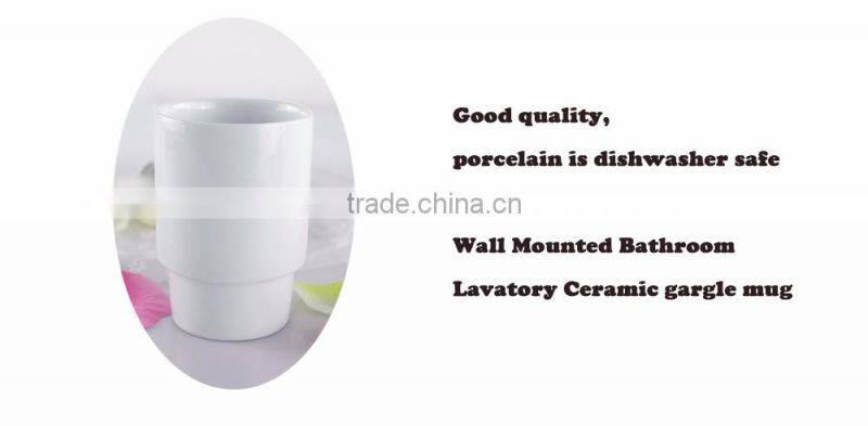 4psc white custom design ceramic bath set, bathroom accessory sanitary set