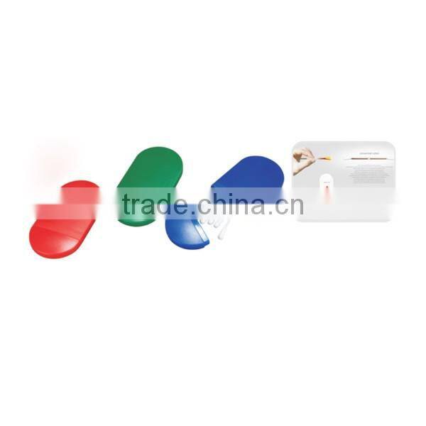 Child proof pill box keychain