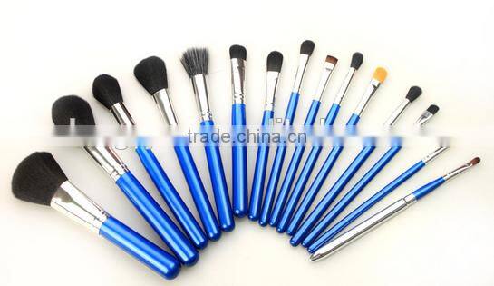 15pcs cheap good quality complete makeup set brushes