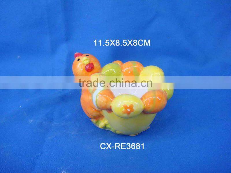 Ceramic easter bowl,chicken shape bowl