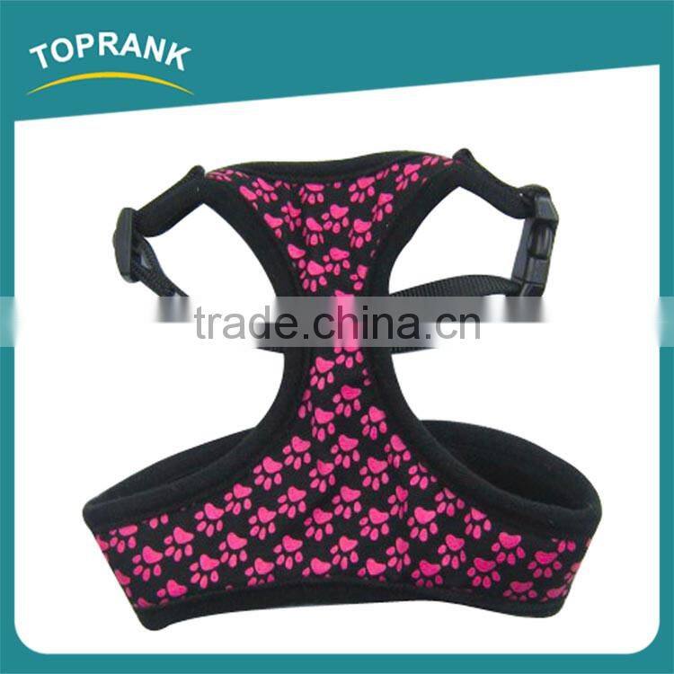 Custom logo large size protective vest soft safety no pull dog harness