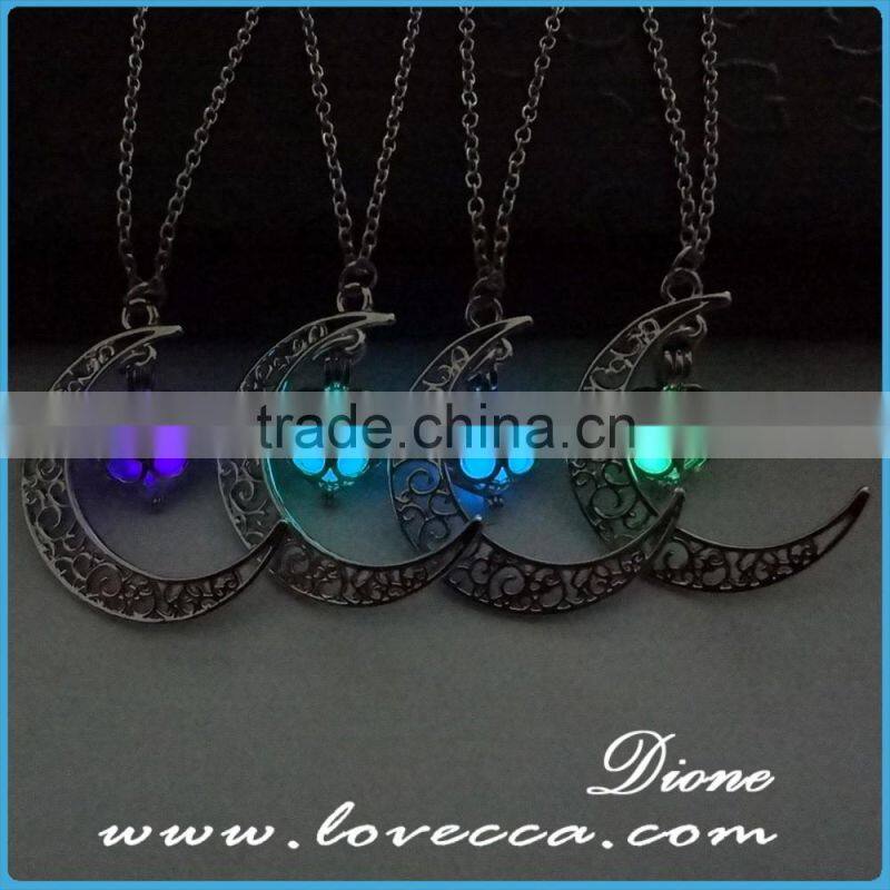 Necklace fashion accessories luminous moon necklace for party