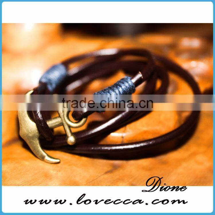 Cheapest Hot Sale 2017 Jewelry Mens Bracelet Anchor Hook Bracelet