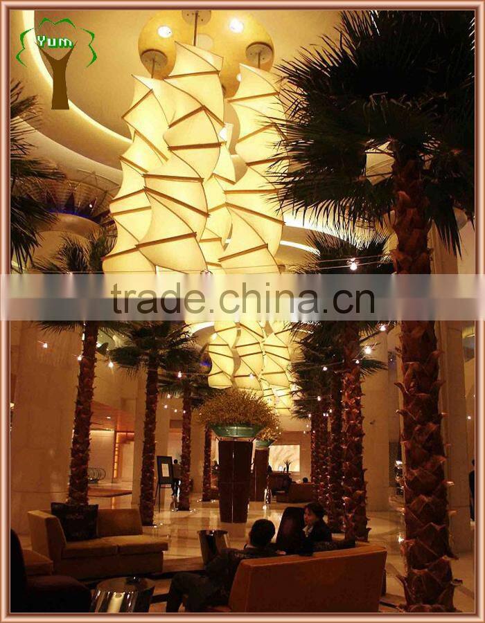indoor landscape decoration artificial big palm tree