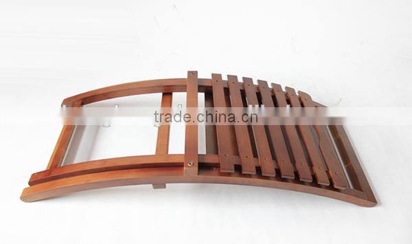 Folding bamboo chair for outdoor relaxing