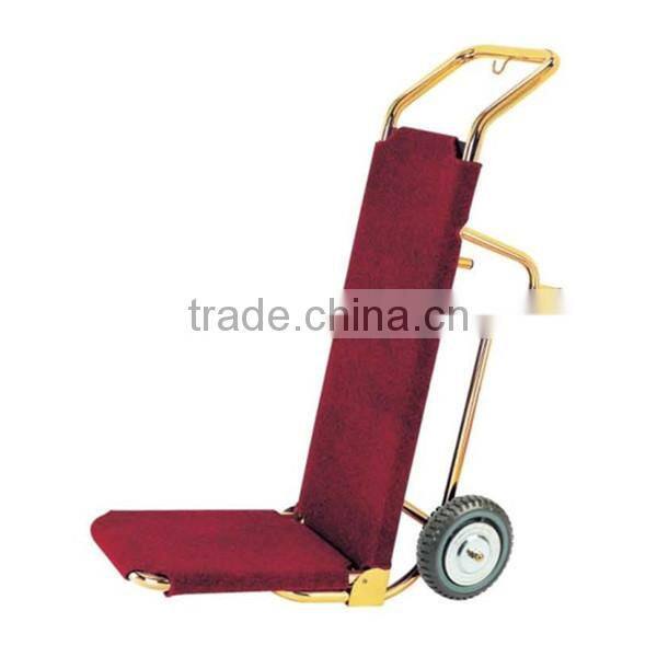 Stainless steel hotel luggage trolley hand trolley XL-1