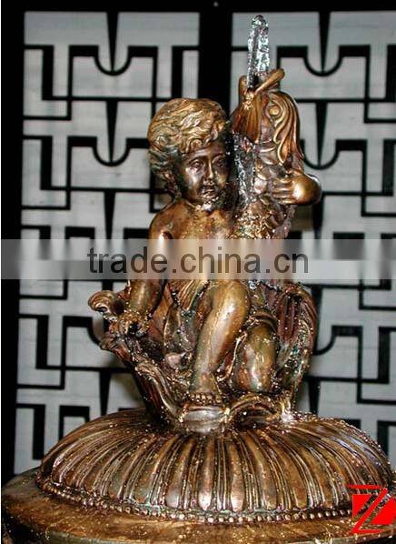 Large bronze indoor horse water fountain sale