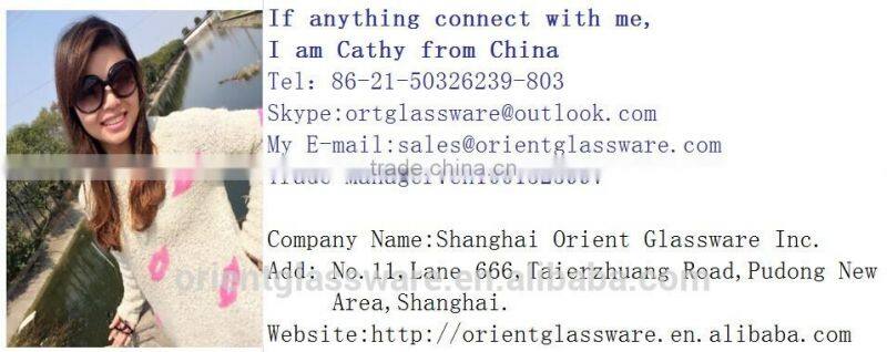 High quality transparent glass fruit plate