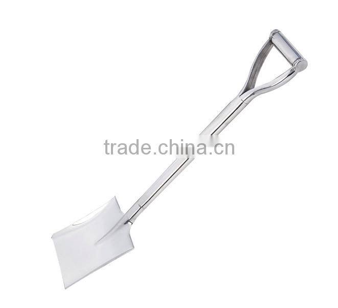 Garden tool stainless steel square shovel