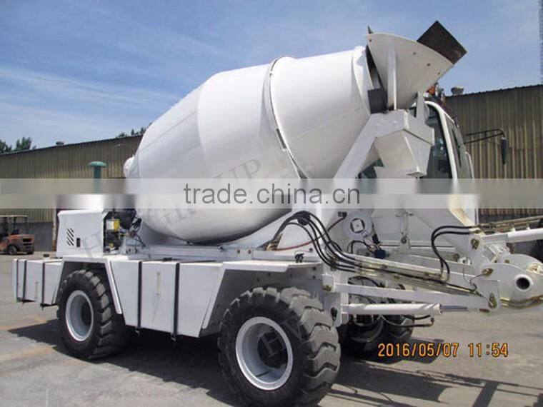 China famous brand manufacture 270 degree self loading concrete mixer truck with good price