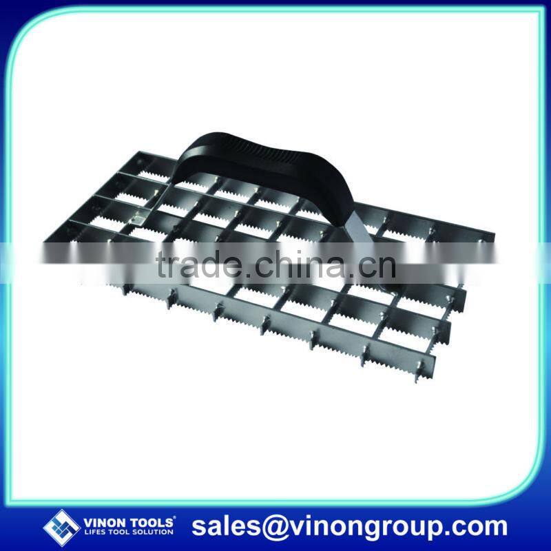 Aluminium Rabot Trowel, Angle Plane, Plaster Plane Rabot, Grid Rabot for gypsum with Plastic handle.