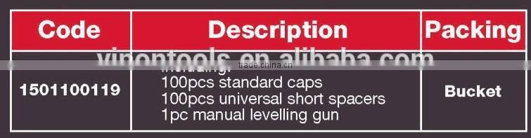 Tile Levelling Kit, Ceramic Levelling System, Lippage leveling system