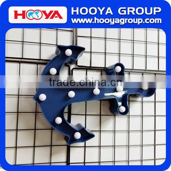 hot sale boat anchor shape marquee light made in china