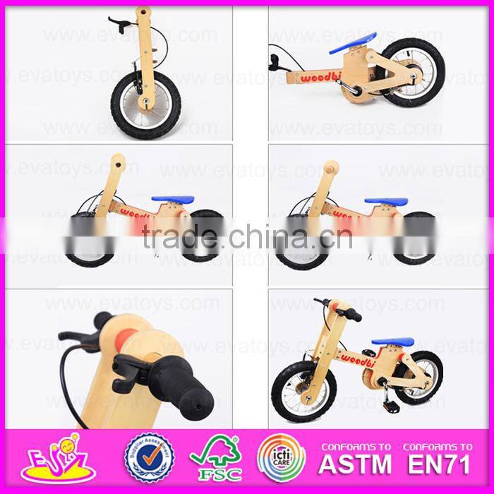 Latest design Best sale children balance wooden bike W16C115
