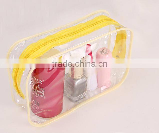 Candy clear pvc storage bag for toiletry