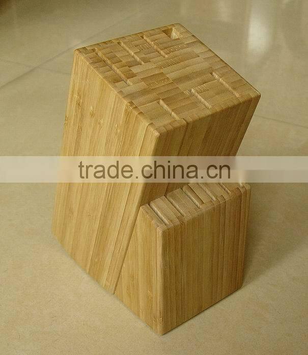 13- Slots Solid Bamboo Knife block, Stand, holder
