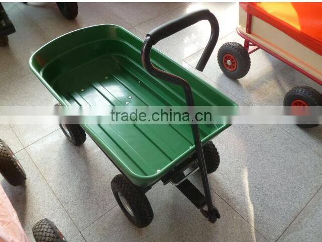 Plastic tray four wheels hand trolley TC2145(MH2145)