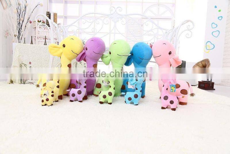 high quality stuffed promotion plush toys giraffe