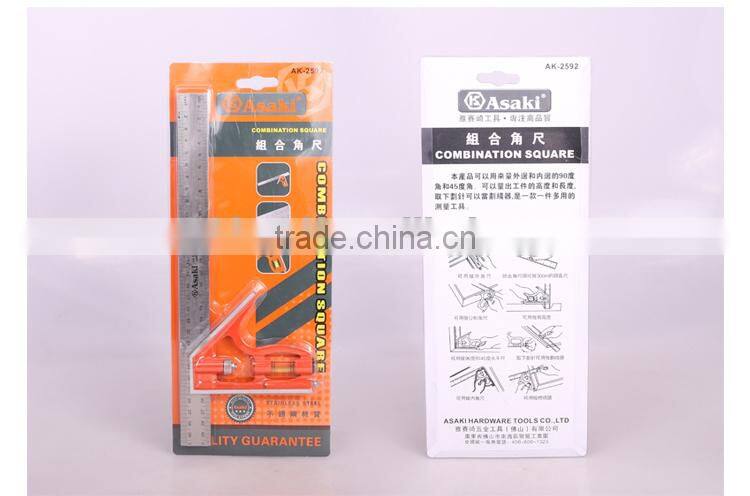 AK-2587 Stainless steel industrial degree protractor made in China