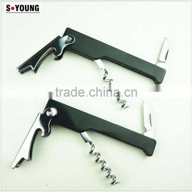 44065 3 in 1 stainless steel Wine Corkscrew waiters corkscrew