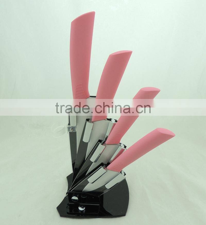 Best Quality Nice satin and Shiny Household Ceramic Knives Set
