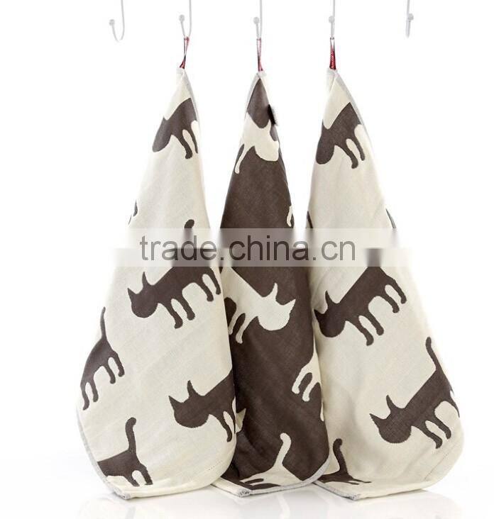 Wholesale Custom Printed Kids Small Airline Hand Towel 100% Cotton