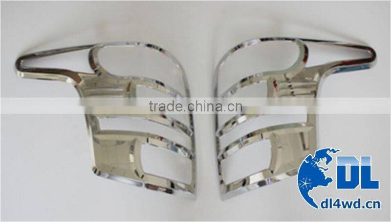 Chrome color tail lights cover for Mitsubishi Triton