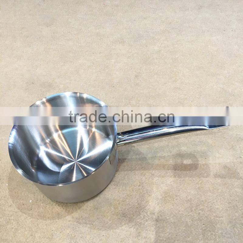 10L Induction Ready Stainless Steel Soup Cooking Pot with Long Handle for Kitchen (Tall Body)