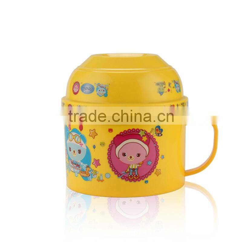 eco-friendly stainless steel and plastic bento box for kid outdoor use