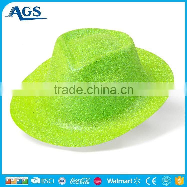 Fresh ligh green wholeslae hat supplies made of eva plastic