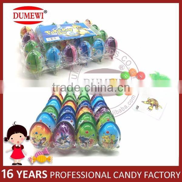 Sweet Tablet Candy in Egg with Toy