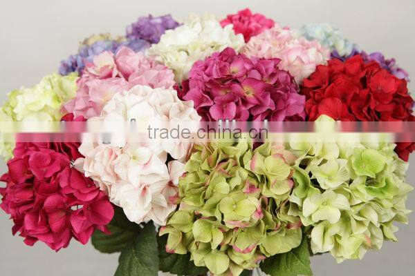 foshan home decor wedding artificial flowers hydrangeas