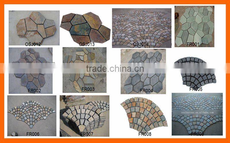 Rusty Meshed Paving Stone&Flooring Matted Paving Stone---OSF008