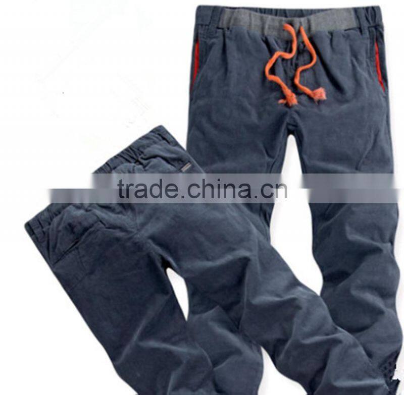 Baggy Chef Hip Hop Dance Pants Mens Cargo Pants with Side Pockets