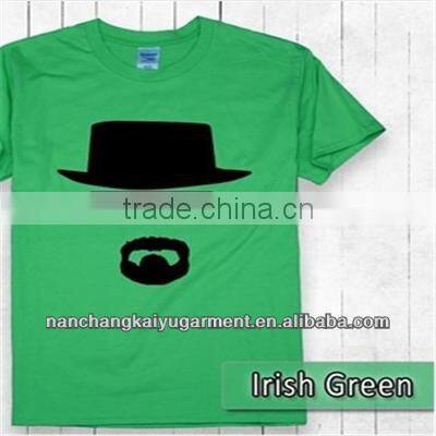 2014 Fashion Men's Short Sleeve O Neck Graphic Printing T Shirt