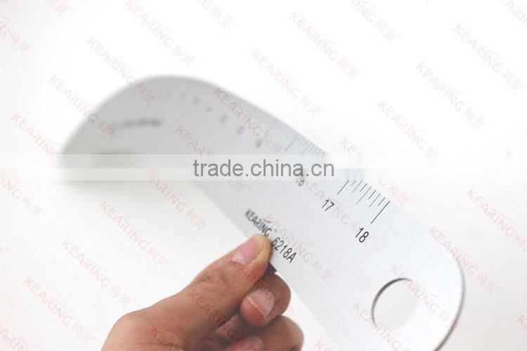 Kearing brand Inch metal ruler with 18 inch length for fashion design # 6218A
