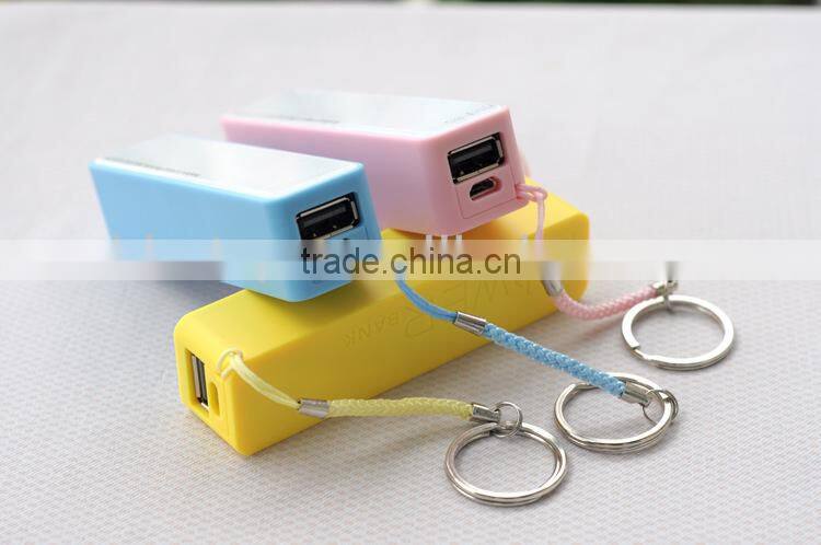 New Product BHN777 Cheap Colorful Power bank 2600mAh Charger for Smart Mobile Phone phone charger
