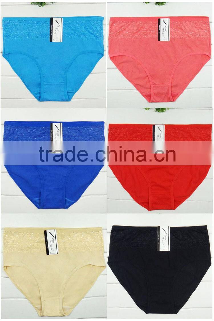 Hot Selling High Waist Comfortable Cotton Woman Wearing Sexy Panties Wasit Sexy Lace Panties