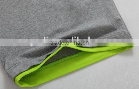 Custom cotton men's fashionable jogger shorts for outdoor running bottoms