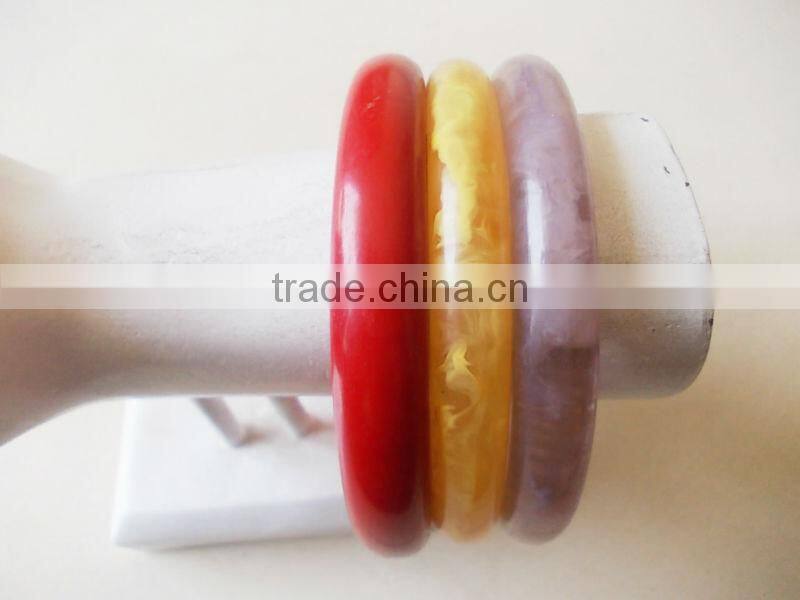 yellow plain Bracelet Bangle