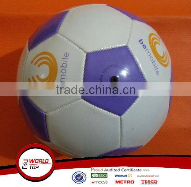 High quality hand stitched pvc soccer ball